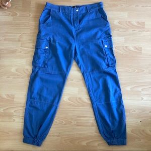 High-waisted cargo pants